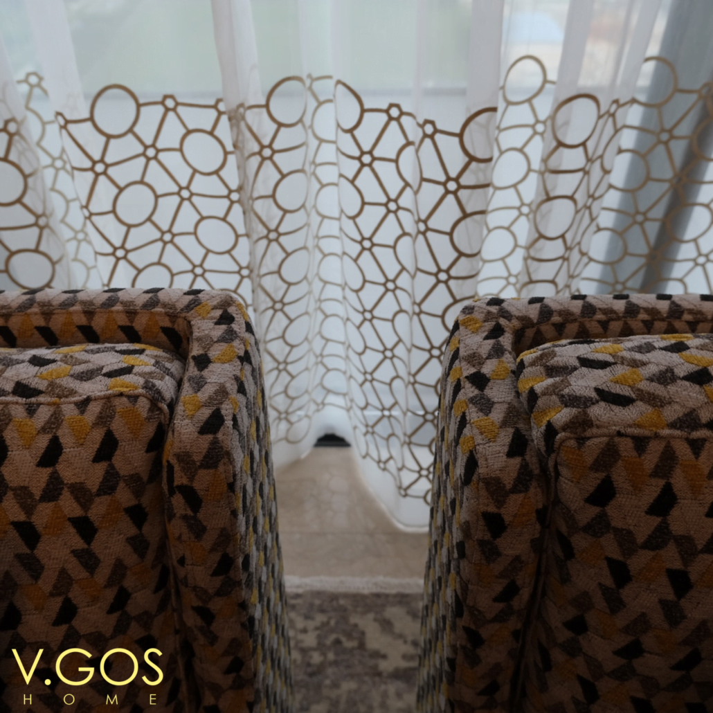 Vgoshome - Sheer with embroidery and night curtain - Marina One Residences - Singapore
