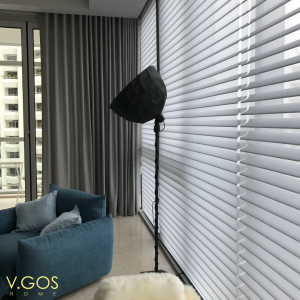 The Beautiful Silhouette Window Shadings with the Singnature S vanes from HunterDouglas